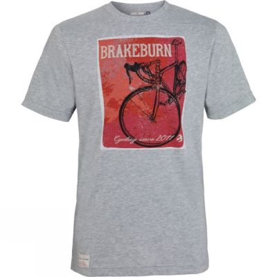 Tee Brakeburn Cycling Hombre Gris - Chile SJA648270